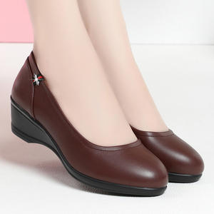 <span class=keywords><strong>Chaussures</strong></span> tendance Xuanhui, antidérapantes, sexy, élégantes, confortables, à talons compensés, pour femmes, <span class=keywords><strong>chaussures</strong></span> de bureau <span class=keywords><strong>noires</strong></span> - Product Image 2