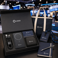 Kit de Regalo Personalizado con Logotipo para Ferias Comerciales: Batería Externa, Obsequio para Eventos Corporativos, Bolso de Recaudación de Clientes, Cordón para Credencial, Cuaderno - Proveedor