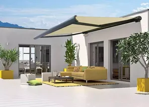 Hệ thống bóng râm ngoài trời điều khiển từ xa 10x20 ft | Chống thấm nước và chống tia cực tím | pergola điện có thể thu vào với tán đầy đủ - Product Image 5