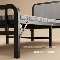 Base de Cama Metálica Reforzada de Acero Engrosado, Estable y Antivibraciones, Duradera y Silenciosa para Dormitorio