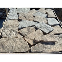 Revêtements muraux extérieurs en pierre naturelle, pierre de parement extérieure texturée jaune tigre chinois SH STONE