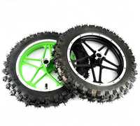 Ban Motor Off Road Apollo Xiaolia 49cc 2.50-10 Depan Belakang Set Velg Aluminium Alloy Untuk Suku Cadang Motor Trail