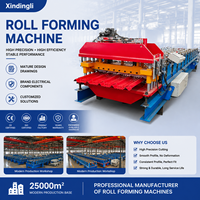 Machine de formage de rouleaux de tuiles