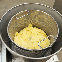 Kleine Schaal Semi Automatische Frieten Productielijn Bevroren Aardappel Vlokken Chips Verwerkingsbedrijf Maken Machines Voor Verkoop