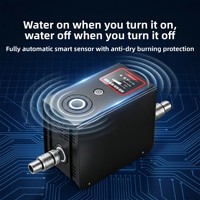 Pompe de surpression intelligente semi-automatique haute pression 1 CV en alliage d'aluminium OEM pour aspiration d'eau domestique chaude et froide