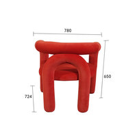 Fauteuil inclinable Y865 moderne et créatif de style nordique en fibre de verre résistant aux intempéries pour hôtel, extérieur, maison, salle à manger, villa