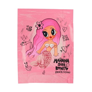 <span class=keywords><strong>Couverture</strong></span> en peluche personnalisée Karol G Little Mermaid Quilt Cozy Manana Sera Bonito Musical Pink Bichota Bed Throw Blankets - Product Image 1