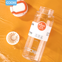 Logo personnalisé 20oz sans BPA Tirtan bouteille d'eau Sport transparent avec poignée pour salle de sport randonnée course bouteille d'eau fraîche