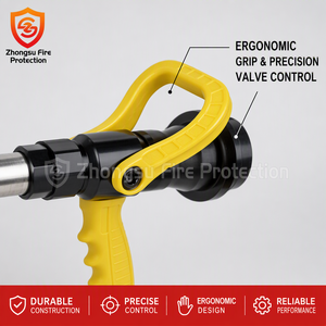 Buse d'incendie coudée avec poignée pistolet, outil <span class=keywords><strong>de</strong></span> lutte contre les incendies pour cheminées, conduites <span class=keywords><strong>de</strong></span> fumée, égouts et véhicules - Product Image 4