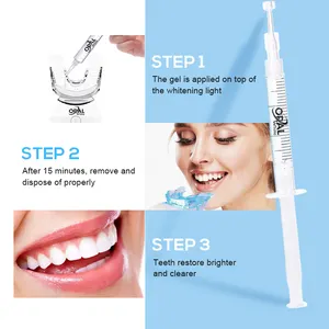 Kit de blanqueamiento dental profesional de seguridad 16% Gel blanqueador de dientes Kit de Gel blanqueador de dientes de etiqueta privada