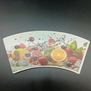 Gobelet en papier double face enduit de PE de qualité alimentaire, impression offset, imperméable, écologique, recyclable, pour emballer des collations, des nouilles, des salades - Product Image 1