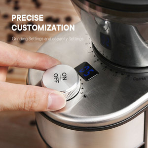 Smerigliatrice di fagioli con varia <span class=keywords><strong>macinare</strong></span> le impostazioni 100g di capacità automatica bava di <span class=keywords><strong>caffè</strong></span> per la stampa francese <span class=keywords><strong>caffè</strong></span> a goccia - Product Image 4