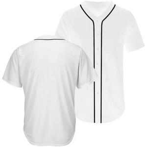 ผู้ผลิตชุดเบสบอลลายทางสีแดง ขาว น้ำเงิน ราคาถูกสำหรับผู้ชายและผู้หญิง, ชุดเบสบอลสำหรับทีม - Product Image 5