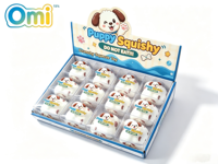 Jouet anti-stress pour chien Squishy Crunchy, boîte mystère, formes d'animaux mignons, chien croustillant