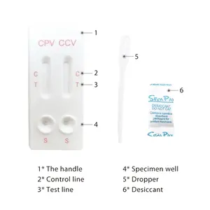 Goodoctor dễ dàng hoạt động canine coronavirus parainfluenza bệnh phát hiện CPV ccv Ag nhanh chóng kiểm tra