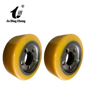 גלגל פוליאוריתן 254x102-80mm 5-חור כונן/גלגל המתיחה מספר 0039902311 - Product Image 3