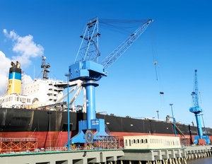 Werkseitiger mobiler Portalkran für Werft-und Hafen montage Direkter Werft kran - Product Image 1