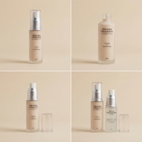 Flacon pulvérisateur de parfum en verre dépoli personnalisé de 15 ml à 100 ml avec pompe, vide, rechargeable, pour parfum, impression sérigraphique, décalcomanie