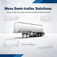 Semi-remorque citerne à huile en acier inoxydable anti-corrosion, multi-compartiments pour le transport routier d'essence et de diesel