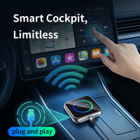 Boîte Android 13 Carplay AI, adaptateur sans fil, 64 Go, module multimédia intelligent, streaming vidéo, universel pour Netflix YouTube 4 en 1