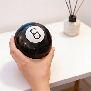 Gioco Creativo Personalizzato con Palla 8 per Previsione del Futuro e Risposta alle Domande, Palla Mistica Magica Nera - Product Image 5
