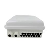 Boîtier de distribution de fibre optique extérieur FTTH 16 cœurs 2 entrées 16 sorties avec répartiteur PLC 1x16 terminaison ODP ODB pour 4G/3G