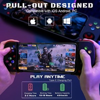 Kontroler Game D3 yang Dapat Diregangkan, Gamepad Nirkabel ABS untuk IOS Android PC Bersertifikasi MFi