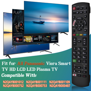 Télécommande universelle pour <span class=keywords><strong>Panasonic</strong></span> HD LCD LED Plasma <span class=keywords><strong>Viera</strong></span> Smart <span class=keywords><strong>TV</strong></span>, avec boutons de raccourci, aucune configuration requise - Product Image 2