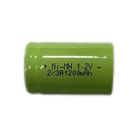 Baterai LongTTech Ni-MH AA 2/3A1200mAh 1.2V Nikel-Metal Hidrida Dapat Diisi Ulang Lebih dari 500 Siklus untuk Elektronik Konsumen & Mainan