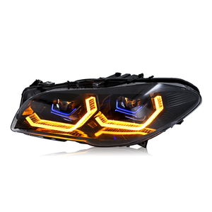 For 5 Series for 2011-2017 F18 528i 535i 550i M5 LED Headlight Assembly, <b>Plug</b>-and-Play Daytime Running <b>Light</b> Enhances Visibility - Product Image 4