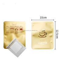 Small Mini Packet Sachet Instant Coffee Sample Packaging 3 Side Seal Aluminum Foil Tea Drip Coffee Bag Sachet