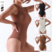Combinaison de corps Shapewear de forme sans couture européenne et américaine Combinaisons de yoga de sport sans manches