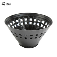 Support de bouquet de fleurs Qibai, base fixe, grand support en plastique noir, accessoires d'emballage pour fleuristes