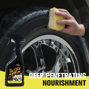 500ML Neumático Brillo Espuma Coche Pulido Neumático Shiner Protector Limpieza Neumático Brillo Spray - Product Image 2