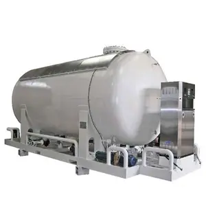 Nigeria 90000l Propan füllung Gasspeicher behälter Skid Mounted Mobile Dispenser Composite Container LPG Tank Skid Station