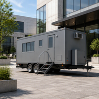 Remorque de bureau mobile |   Espace de travail portable en conteneur pour bureau à domicile, école, usine, directement de l'usine