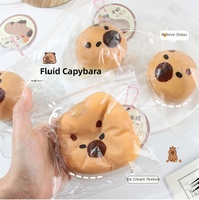 Jouet à presser en peluche TPR Capybara Kawaii anti-stress, fluide et malléable, animal de compagnie mignon, best-seller Internet, TONGXIN, 14 ans et plus