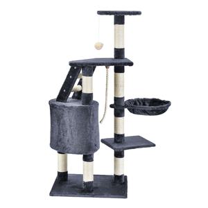 Grosir kustomisasi Modern Menara kucing tinggi tiang penggaruk Condos pohon kucing kayu Sisal atas - Product Image 2