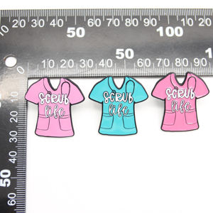Alta Qualidade Personalizado Por Atacado Lapela Pinos Scrub Carta De Vida Órgão Médico Broches Pin Enfermeira Médico Pano Coração Esmalte Metal - Product Image 5