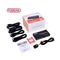 FJGEAR FJ HK201A 2 Port Manual HDMI KVM Switch 2 in 1 Out HDMI USB2.0 4K 60Hz Cangkang Besi Dengan Pengontrol Desktop untuk PC Kantor