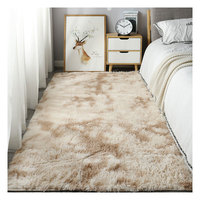 Tapis en fausse fourrure moelleux de style moderne fait à la machine de luxe personnalisé Super doux Tapis en peluche pour grand salon ou chambre à coucher