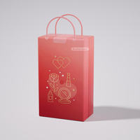 Boîte cadeau personnalisée sur mesure pour la Saint-Valentin avec poignée, recyclable, pour parfum en spray ou huile essentielle, avec insert