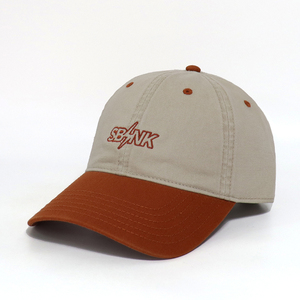 หมวกแก๊ปเบสบอลผ้าฝ้าย6แผงปรับได้สองสี Gorras ปรับได้โลโก้ออกแบบได้ตามต้องการ - Product Image 1