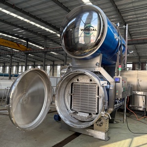 Máquina de Esterilización por Retorta para Procesamiento de Alimentos, Leche de Soya y Maíz Dulce Enlatado - Product Image 4