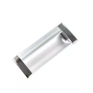 Furniture Handle Oval 120mm X 37mm ABS Minimalist Drawer Cabinet <b>Pull</b> Easy Installation - Product Image 3