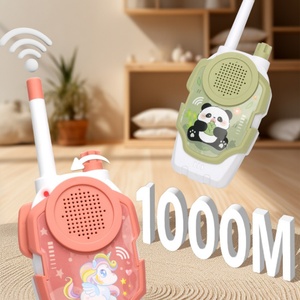 Ensemble de talkies-walkies amusants pour parents et enfants, interactifs, en forme d'animaux de dessin animé, étanches, avec une portée de 3 à 5 km et des piles alcalines AA - Product Image 4