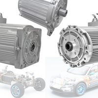 Motor DC Brushless Listrik 72V 7500W 7.5KW PMSM untuk Kipas Industri IE5 3000w hingga 20000W 15HP dan 3000 hingga 7000 RPM 20 hingga 85 Nm