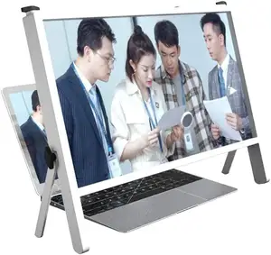 Kaca pembesar video kualitas tinggi layar komputer dan pembesar layar laptop