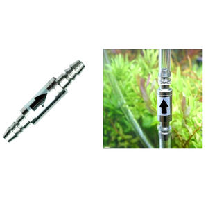 <span class=keywords><strong>Aquarium</strong></span> CO2 clapet anti-retour en acier inoxydable est utilisé dans le diffuseur de l'équipement de CO2 pour empêcher le tuyau de refoulement de gaz diamètre intérieur 4mm - Product Image 2