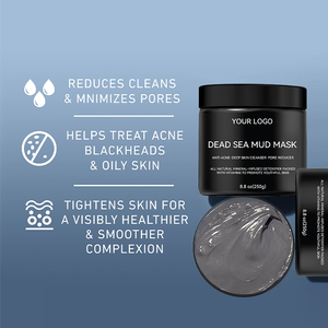 Personalizado Spa Qualidade Lama do Mar Morto máscara facial Para Rosto E Controle De Óleo Corporal Para Reduzir A Acne Para Todos Os Tipos De Pele - Product Image 4